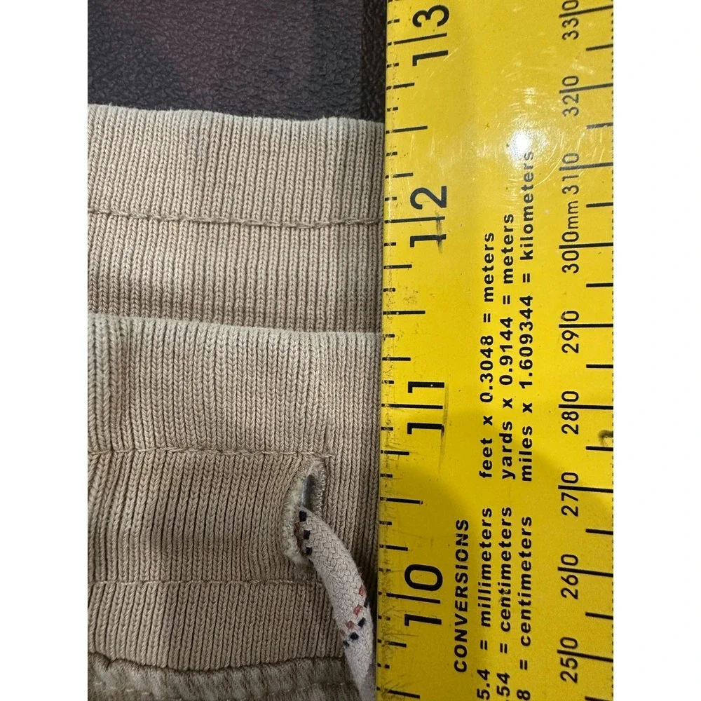Faherty Arlie Day Pants Womens Medium Tan Khaki Jogger Tapered Stretch Tencel